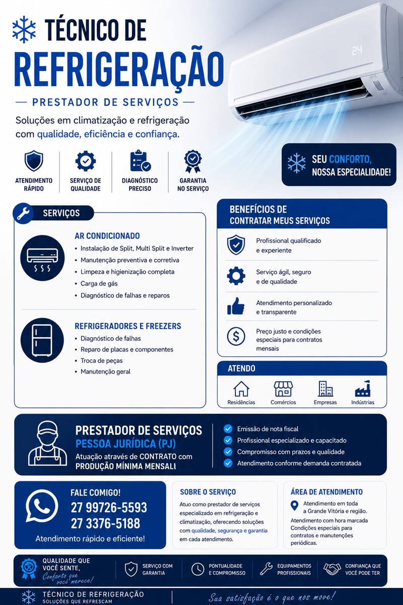 TÉCNICO DE REFRIGERAÇÃO