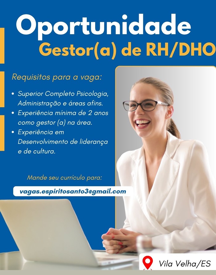 Vaga para Gestor(a) de RH/DHO