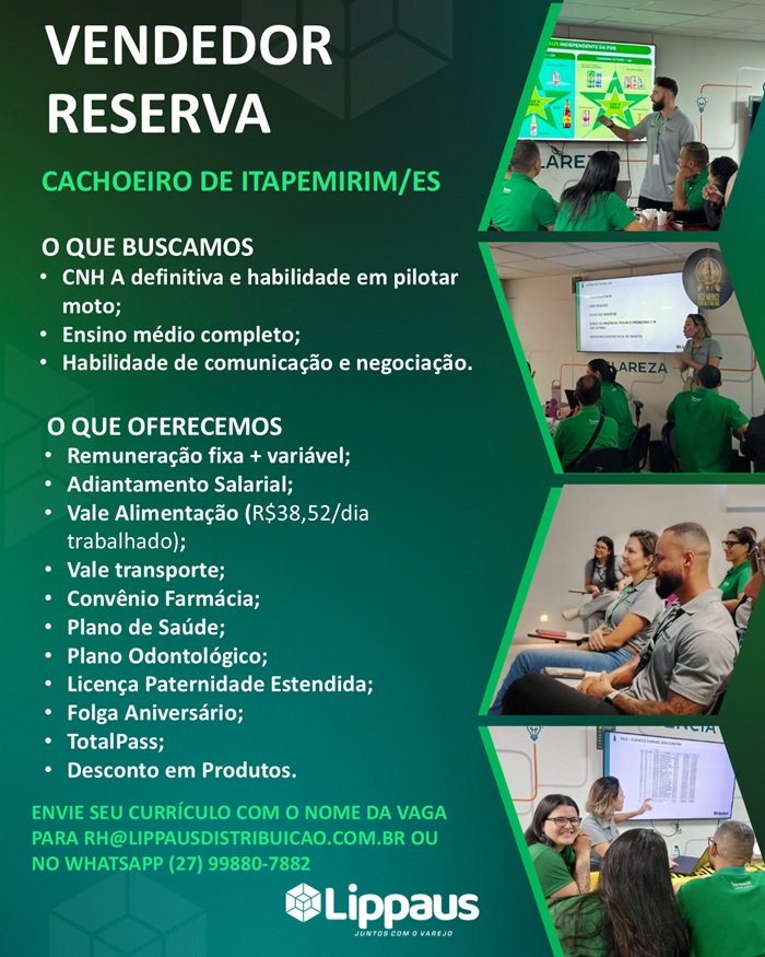 Lippaus contrata Vendedor Reserva