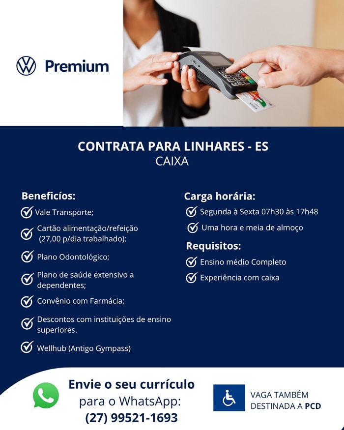 Premium Volkswagen contrata Caixa