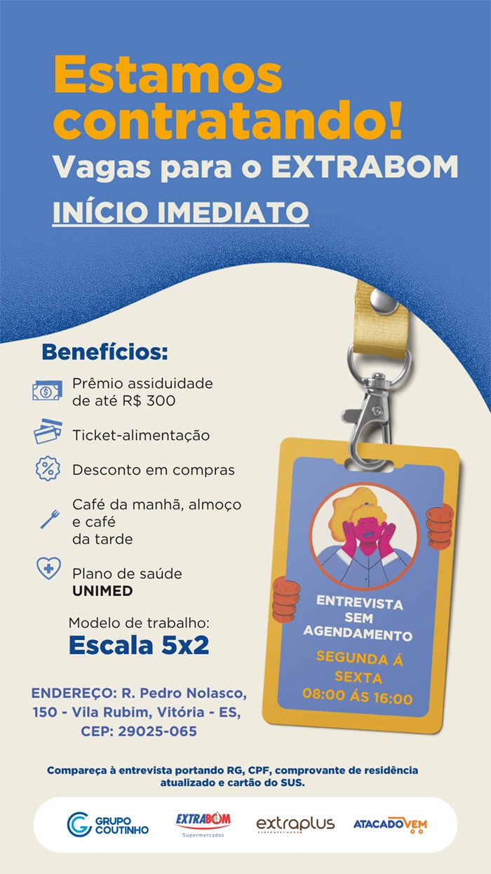 Extrabom realiza Entrevista sem agendamento - Início imediato