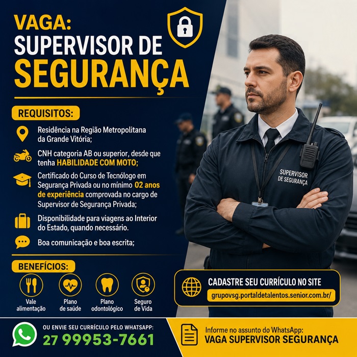 SUPERVISOR DE SEGURANÇA