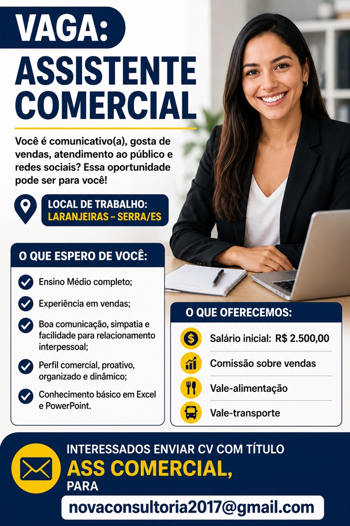 ASSISTENTE COMERCIAL