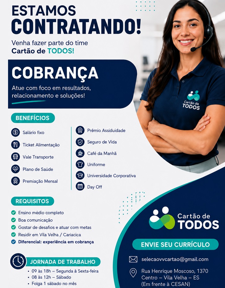 Vaga para Cobrança