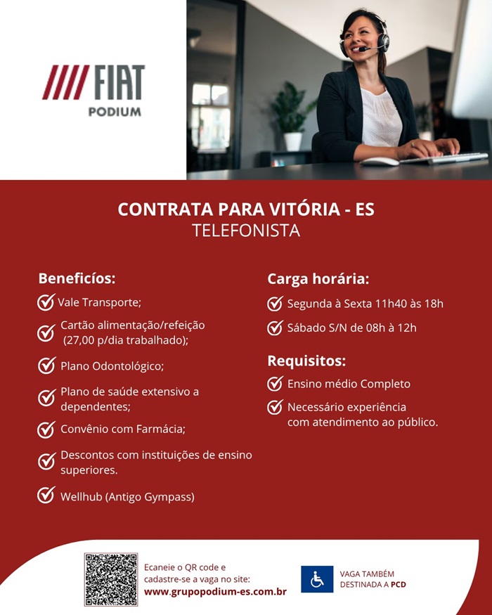 GRUPO PODIUM CONTRATA TELEFONISTA