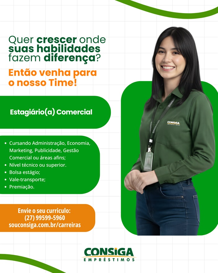 CONSIGA CONTRATA ESTAGIÁRIO (INTERIOR DO ES)
