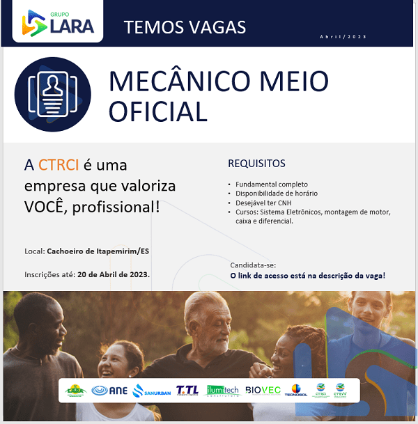 Mecânico Meio Oficial