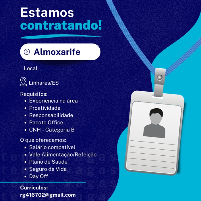 Vaga de Almoxarife