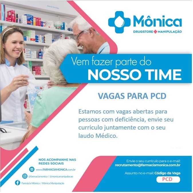 VAGAS PARA PESSOAS COM DEFICIÊNCIA