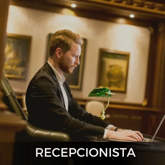 VAGA DE RECEPCIONISTA