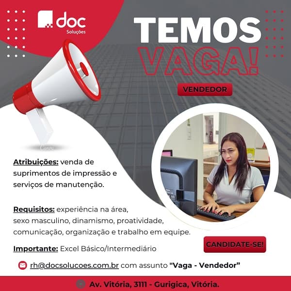 DOC SOLUÇÕES CONTRATA VENDEDOR(A)