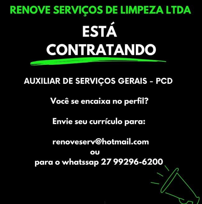 Auxiliar de Serviços Gerais