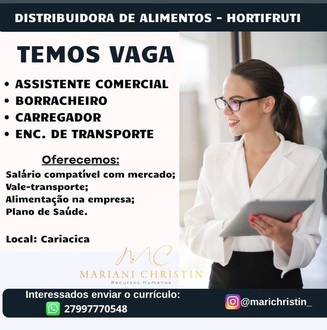 DISTRIBUIDORA ABRE DIVERSAS VAGAS DE EMPREGO