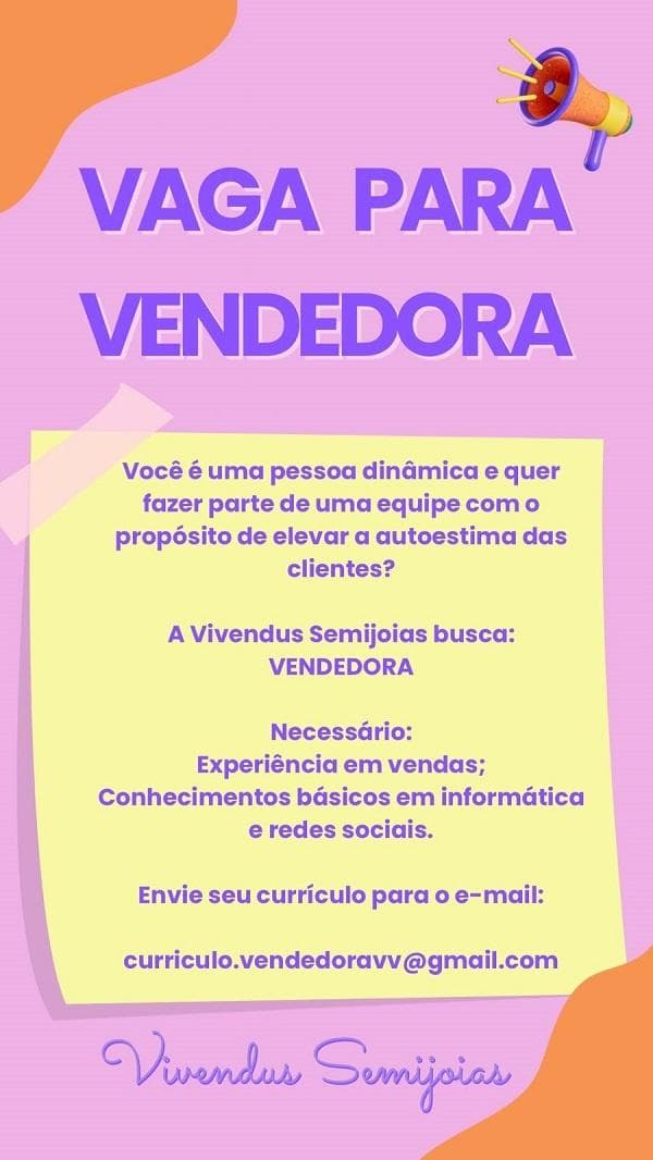 VENDEDORA 