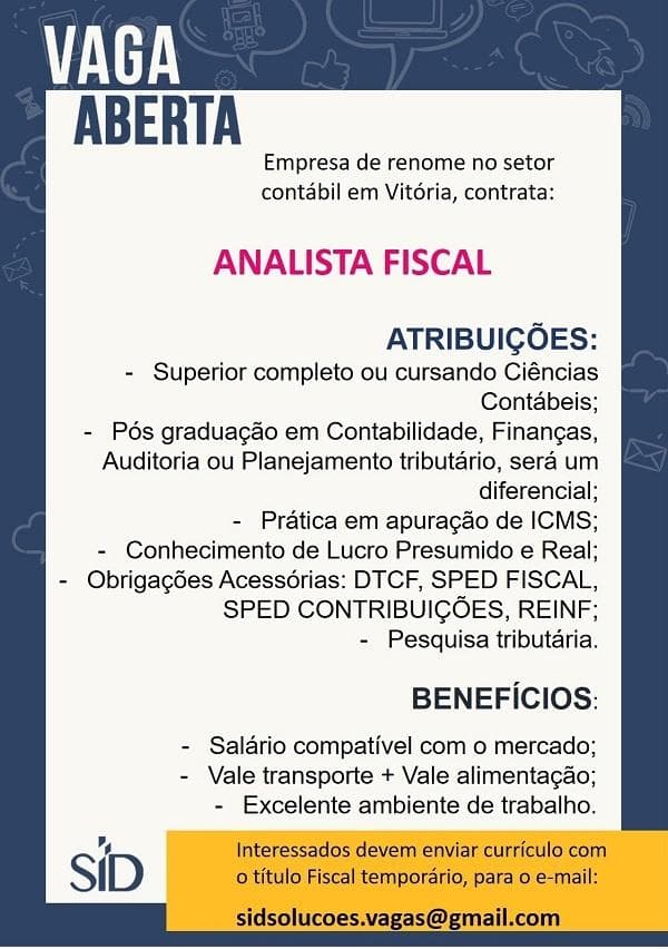 ANALISTA FISCAL