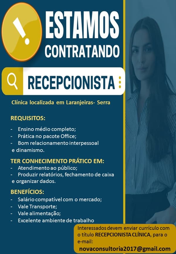 RECEPCIONISTA