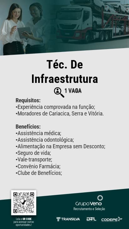 TÉCNICO DE INFRAESTRUTURA