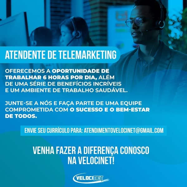 ATENDENTE DE TELEMARKETING