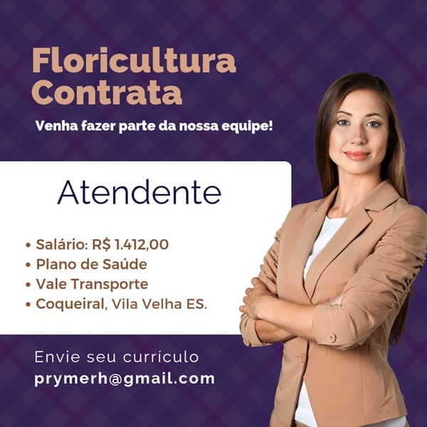  ATENDENTE DE FLORICULTURA