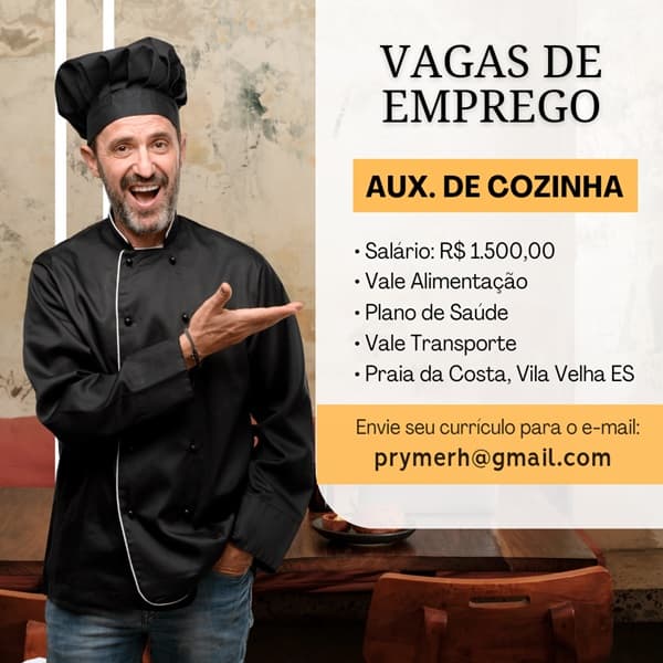 AUXILIAR DE COZINHA