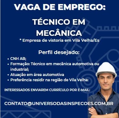 TÉCNICO EM MECÂNICA