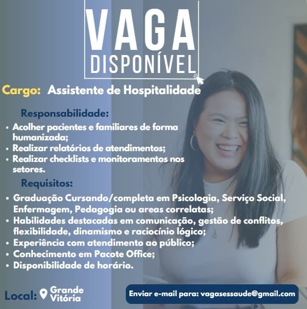 ASSISTENTE DE HOSPITALIDADE