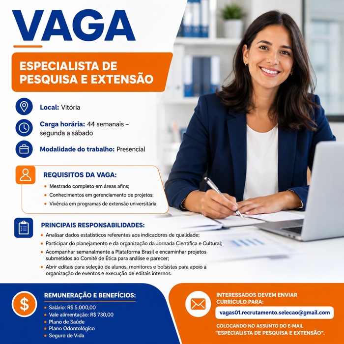 Especialista de Pesquisa e Extensão