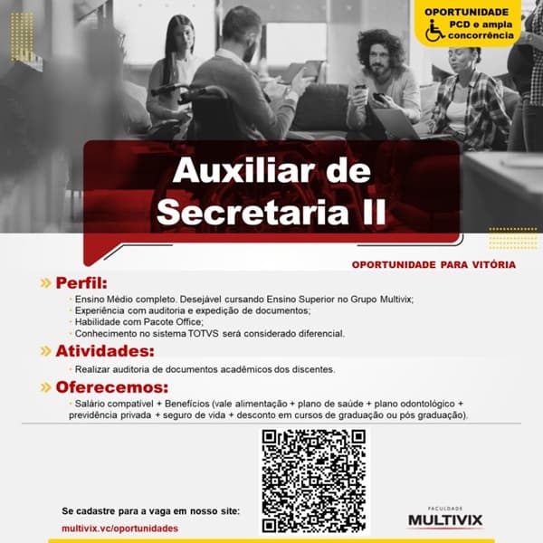 MULTIVIX CONTRATA AUXILIAR DE SECRETARIA II