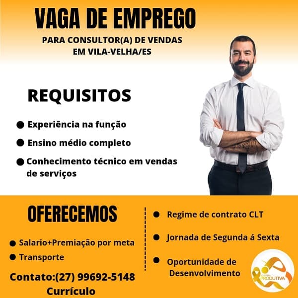 CONSULTOR DE VENDAS