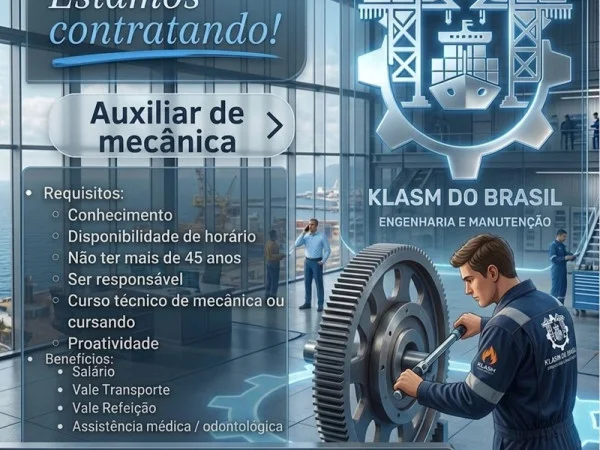 VAGA DE AUXILIAR DE MECÂNICA