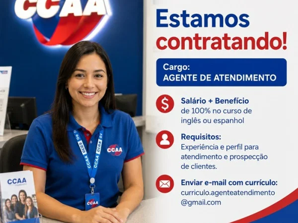 CCAA CONTRATA AGENTE DE ATENDIMENTO