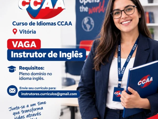 CCAA CONTRATA INSTRUTOR DE INGLÊS