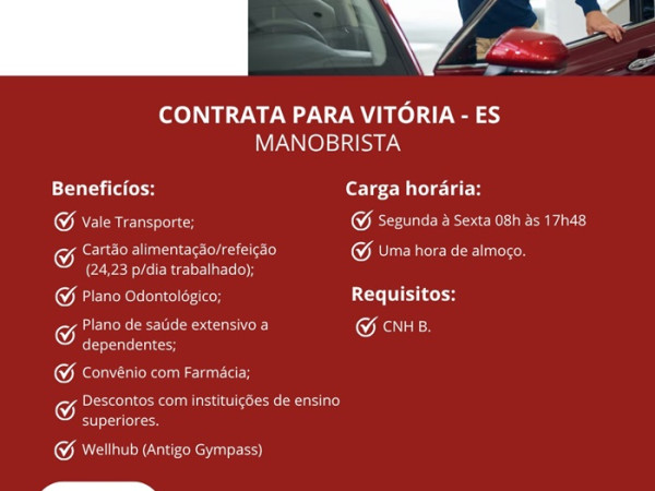 GRUPO PODIUM CONTRATA MANOBRISTA