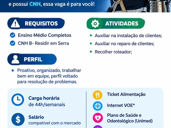 AUXILIAR TÉCNICO EM TELECOMUNICAÇÕES  