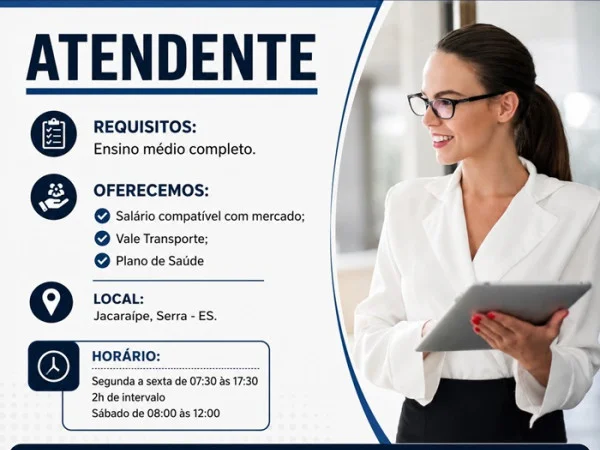 Loja de Material Elétrico e Iluminação Contrata Atendente