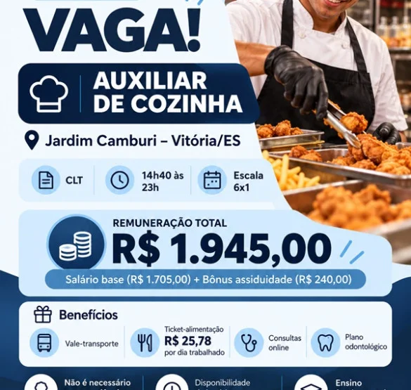 Frangolândia - Auxiliar de Cozinha Noite - Jardim Camburi