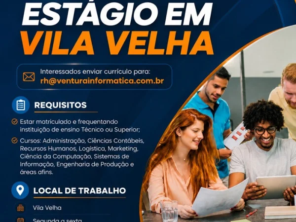 Vaga de Estágio em Vila Velha
