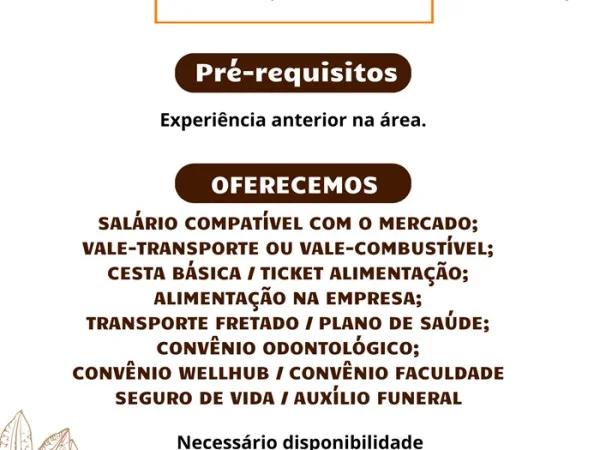 Socau contrata Operador de Máquinas