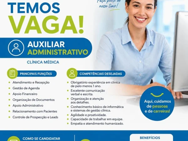 ConsultaSim contrata Auxiliar Administrativo 