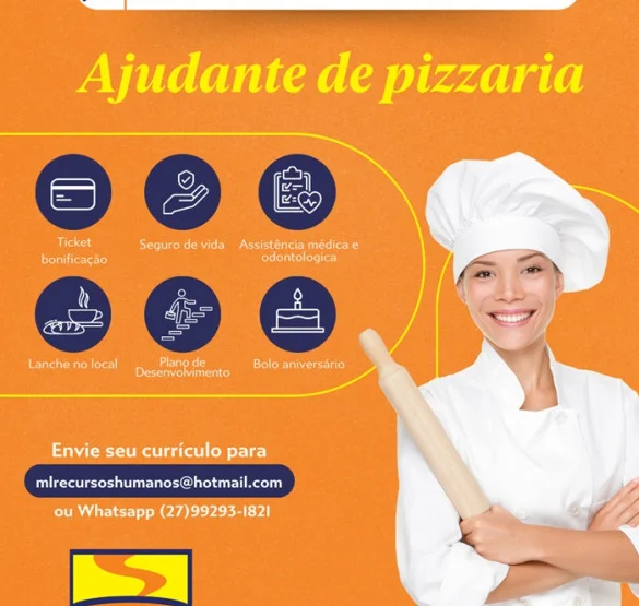 Padaria Monte Libano contrata Ajudante de Pizzaria