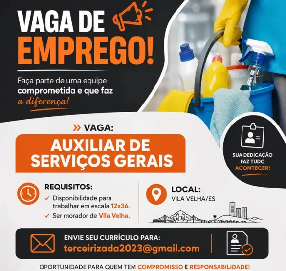 AUXILIAR DE SERVIÇOS GERAIS
