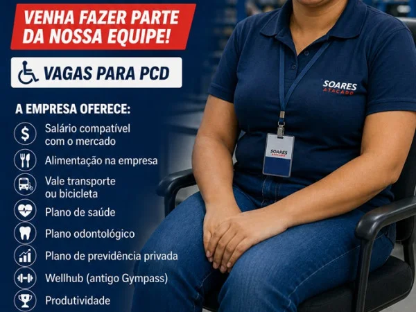 Vagas para Pessoas com Deficiência - PCD