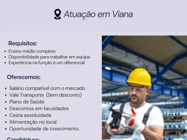 AUXILIAR DE PRODUÇÃO