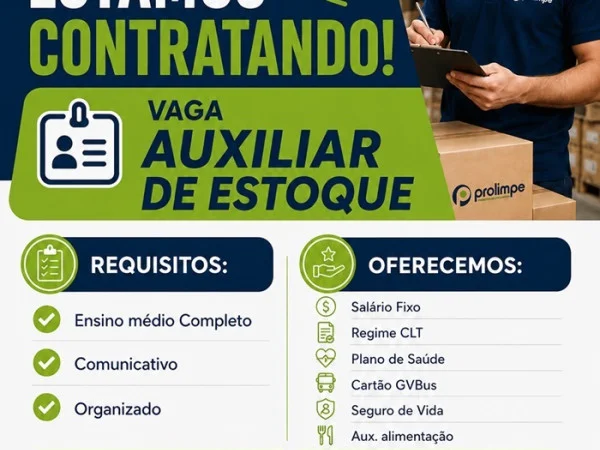 AUXILIAR DE ESTOQUE
