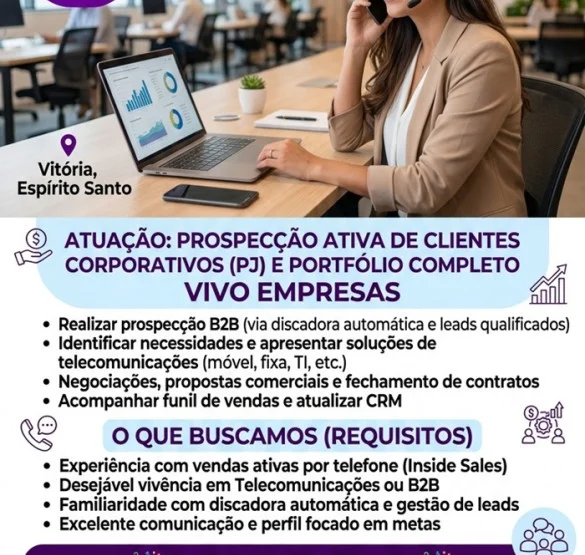 Consultor de Negócios B2B – Vivo Empresas