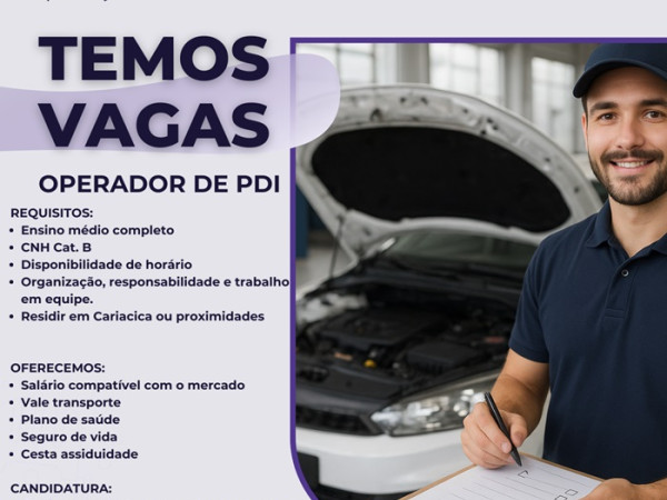 Operlog contrata Operador de PDI