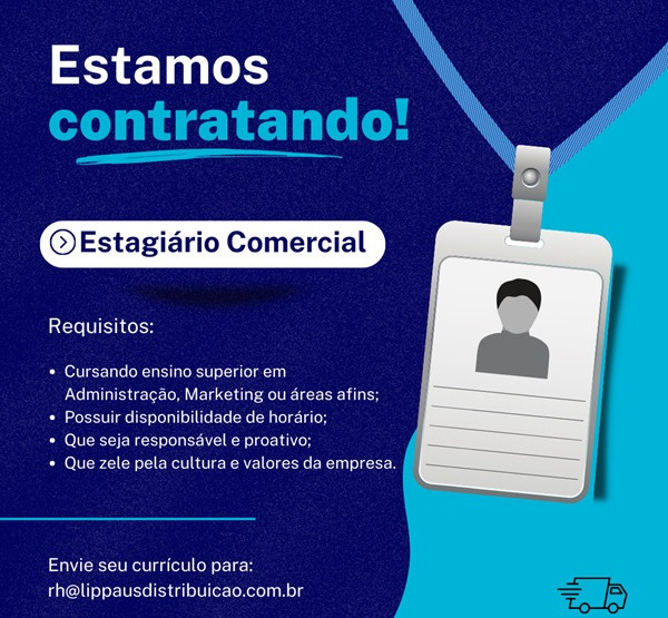 ESTAGIÁRIO COMERCIAL