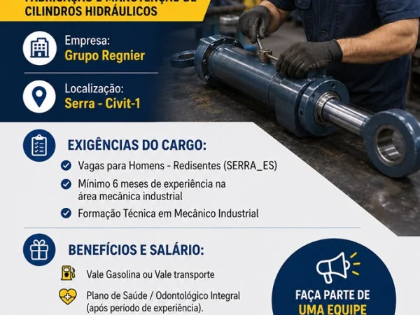 VAGA PARA AUXILIAR MECÂNICO