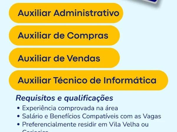 Oportunidades de Emprego em VIla Velha