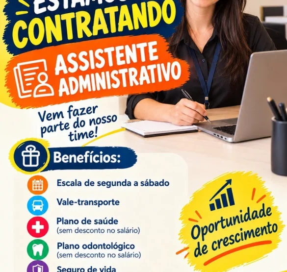 Padaria Monte Libano contrata Assistente Administrativo